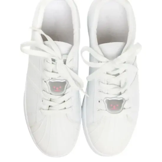 Unique Bargains Bearss Head Shoelace Charms Silver Tone 1 Pair image {1}