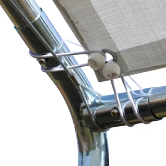 Outsunny 10'x20' Carport Heavy Duty Galvanized Car Canopy with Included Anchor Kit, 3 Reinforced Steel Cables image {4}