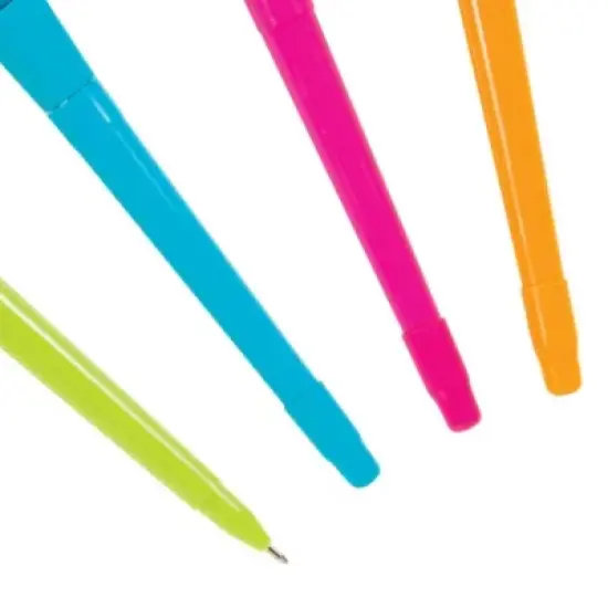 Rainbow Squishy Mesh Pens (4 Pack) image {1}