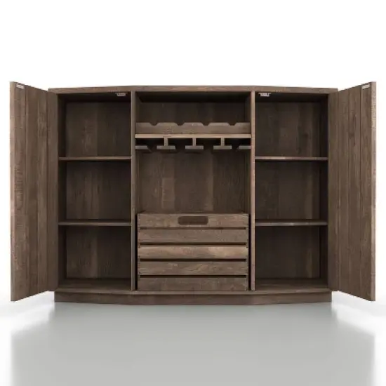 Candy Plank Inspired Dining Buffet with Removable Crate Reclaimed Oak - HOMES: Inside + Out image {4}