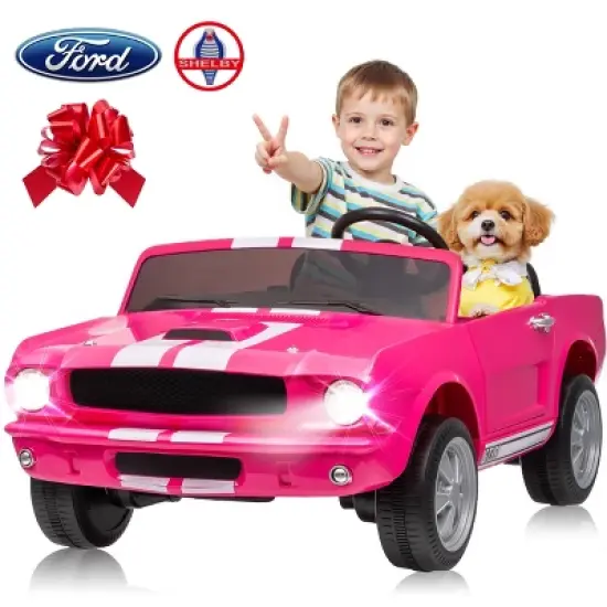 Joyracer Shelby 4WD 24 Volt Ride on Toys Cars for Kids, 2 Seats Electric Car with Remote Control, LED Lights, Music, Horn, Bluetooth, USB, Kids Gift image {14}