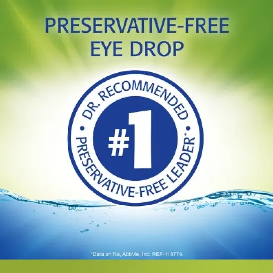 Refresh Relieva PF Preservative Free Eye Drops - 0.33 fl oz/10mL image {2}