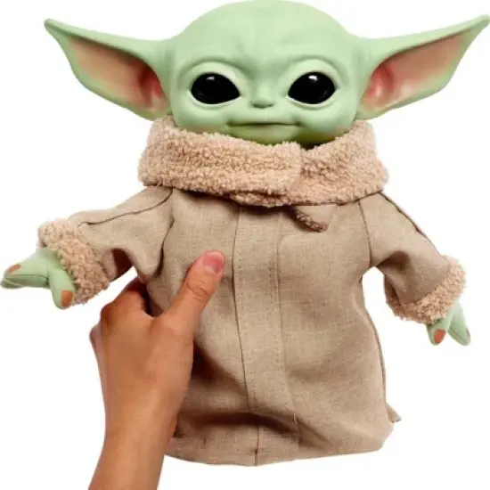 Star Wars Squeeze & Blink Grogu Plush image {1}