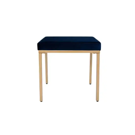 18" Square Metal Ottoman - WOVENBYRD image {4}