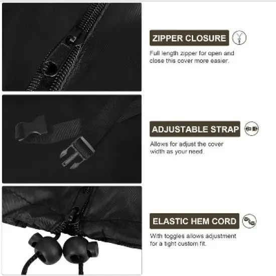 Akefit Umbrella Cover Waterproof Outdoor Protection for Offset Patio Umbrellas Fits 7&ndash;11FT image {3}