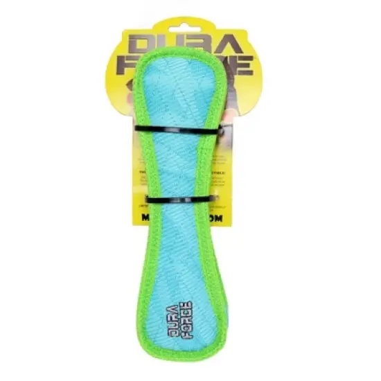 DuraForce Bone Dog Toy - Blue/Green - M/L image {2}