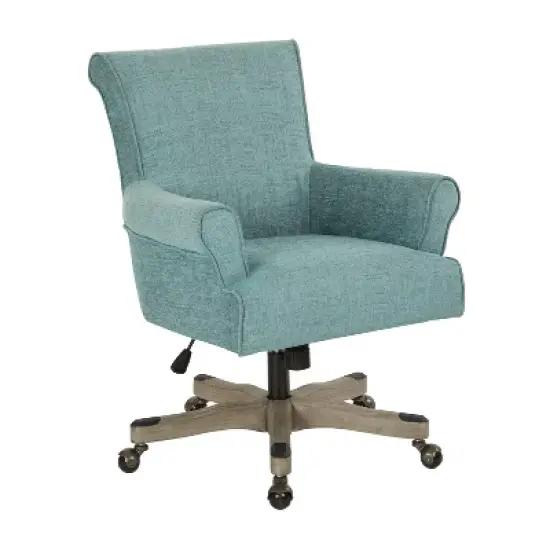 Megan Office Chair with Gray Wash Wood - OSP Home Furnishings image {10}