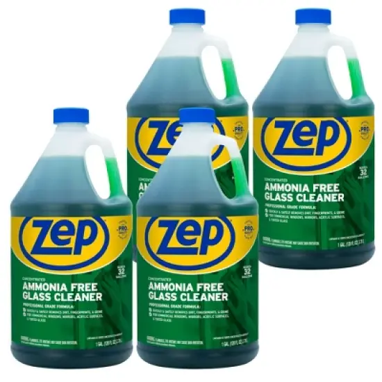 Zep Concentrated Ammonia-Free Glass Cleaner &ndash; Perfect for Commercial Windows - 1 Gallon image {9}