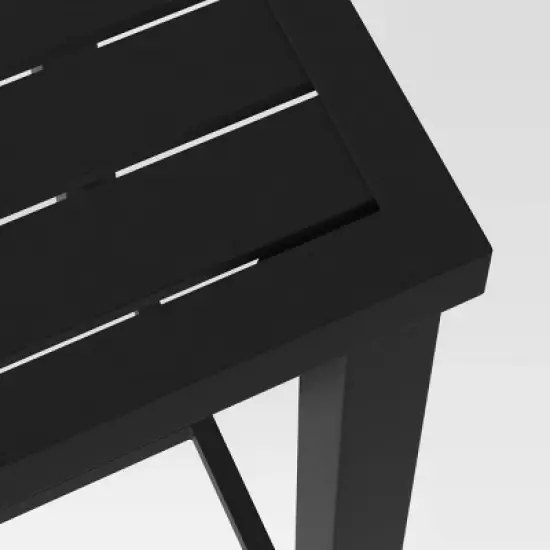 Fairmont Bar Height Rectangle Patio Dining Table - Black - Threshold&trade; image {3}