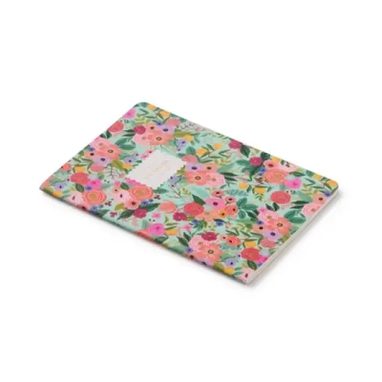 Rifle Paper Co. Garden Party Stitched Notebook: Lined Paper, Soft Cover, 6x8.5 Inches, 64 Pages, Multicolored image {1}