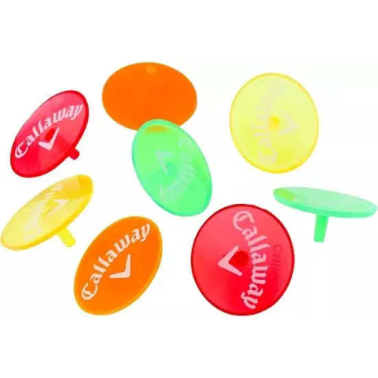 Callaway Neon Golf Ball Markers - 8-Pack - Multicolor image {1}