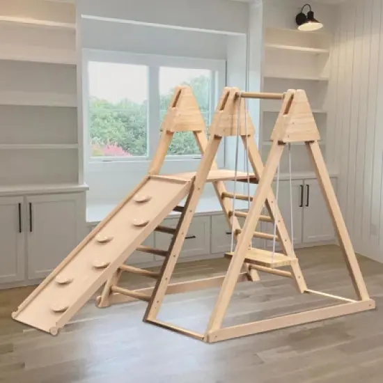 Dexmalle Jungle Gym Playset with Baby Swing image {4}