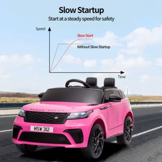 Sandinrayli 12-Volt Kids Ride On Car Licensed Land Rover Battery Powered Electric Vehicle Toy with Remote Control image {6}