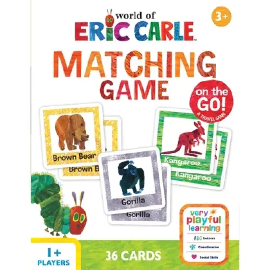 MasterPieces World of Eric Carle Matching Travel Card Game for Kids image {5}
