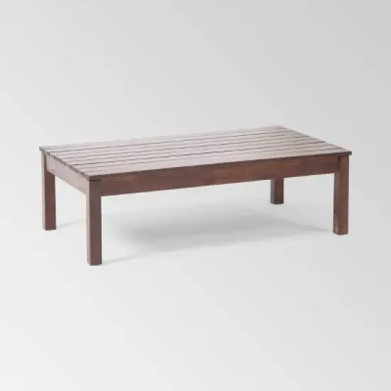 Caswell 4pc Acacia Wood Chat Set - Christopher Knight Home image {4}