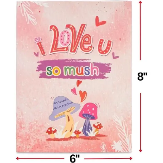 Paper Love 3D Frndly I Love You So Mush Pop Up Card - 8"x6" image {1}