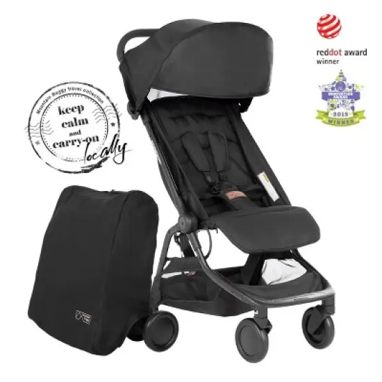 Mountain Buggy Nano V3 Travel Stroller in Black image {5}