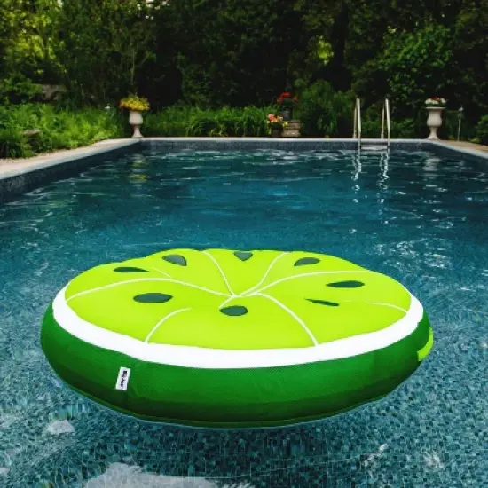 Big Joe Fruit Slice Float No Inflation Needed Pool Lounger, Quick Draining Mesh Fabric image {3}
