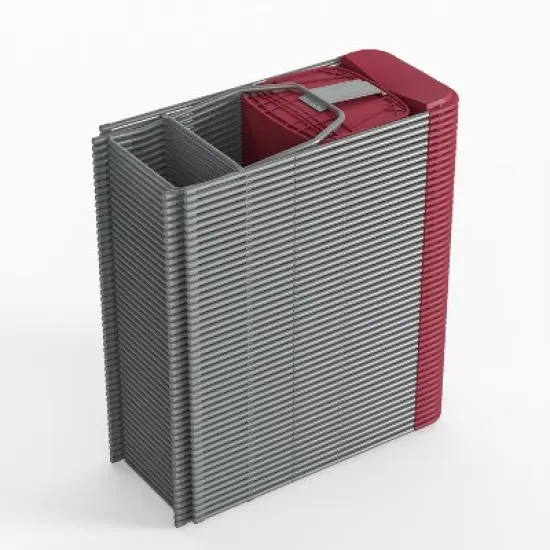 Emma and Oliver Set of 10 Stackable Folding Plastic Chairs - 650 LB Weight Capacity image {10}