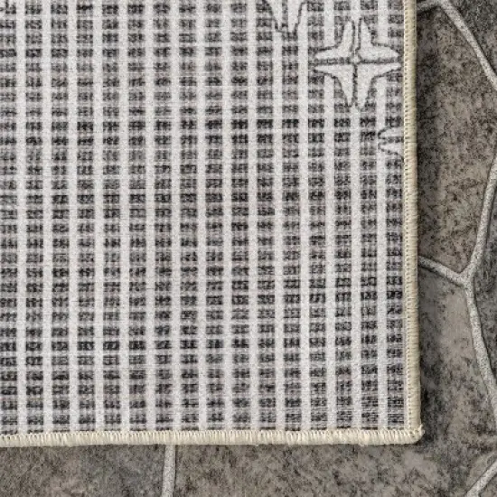 nuLOOM Carlita Bohemian Machine Washable Indoor and Outdoor Patio Area Rug image {4}