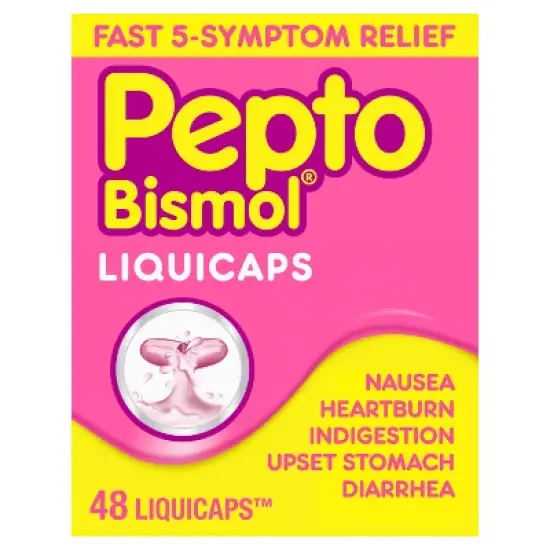 Pepto-Bismol 5 Symptom Stomach Relief - Liquicaps image {12}
