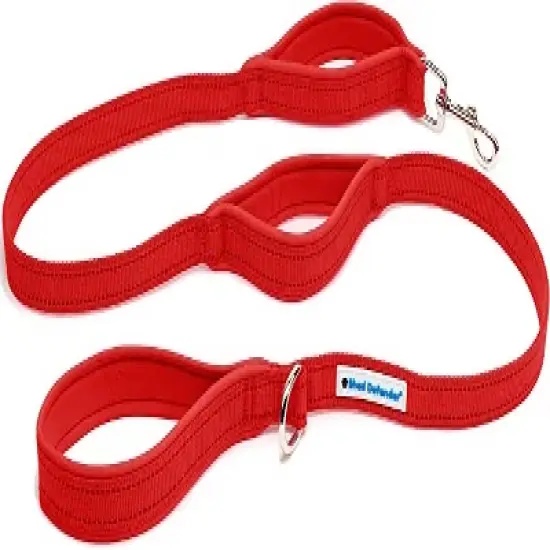 Shed Defender 5 ft. Standard Dog Leash - Three Padded Traffic Handles - Dual Layered Thickness image {8}