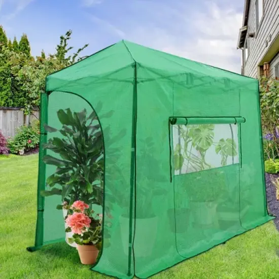EAGLE PEAK Lean-to Portable Walk-in Greenhouse image {5}