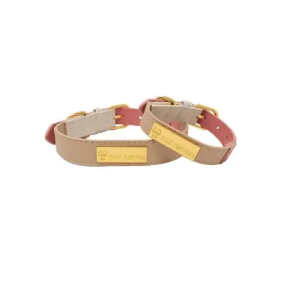Pink Papyrus Lola Dog Collar image {1}
