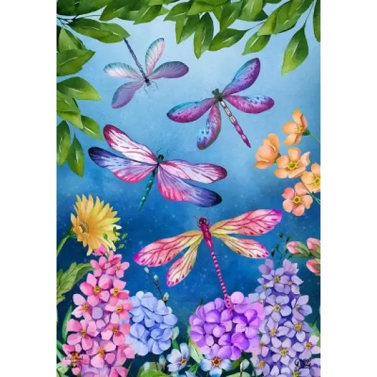 Briarwood Lane Summer House Flag 40x28 For Outdoor Dragonflies For Summer House Flag image {5}