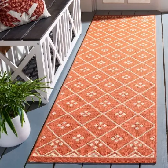 Courtyard CY6303 Power Loomed Indoor/Outdoor Area Rug  - Safavieh image {1}