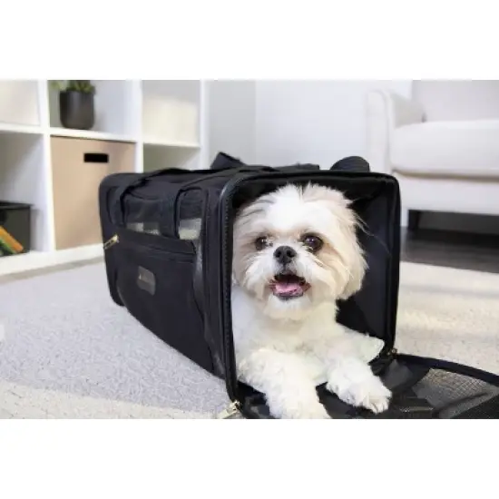 Sherpa Airline Approved Dog Carrier - Black - M image {1}