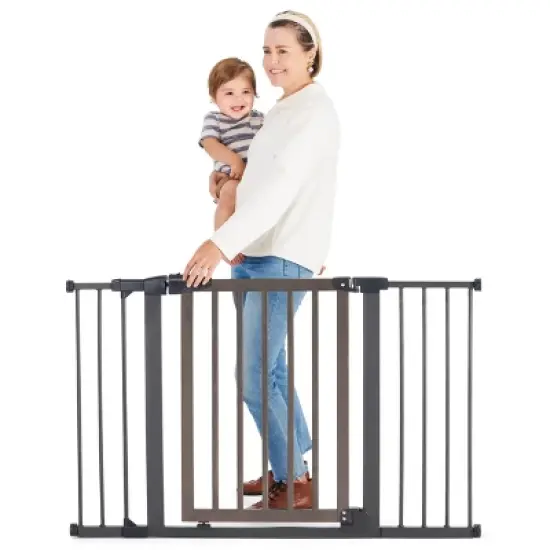 Toddleroo by North States Driftwood Extra Wide Gate image {4}