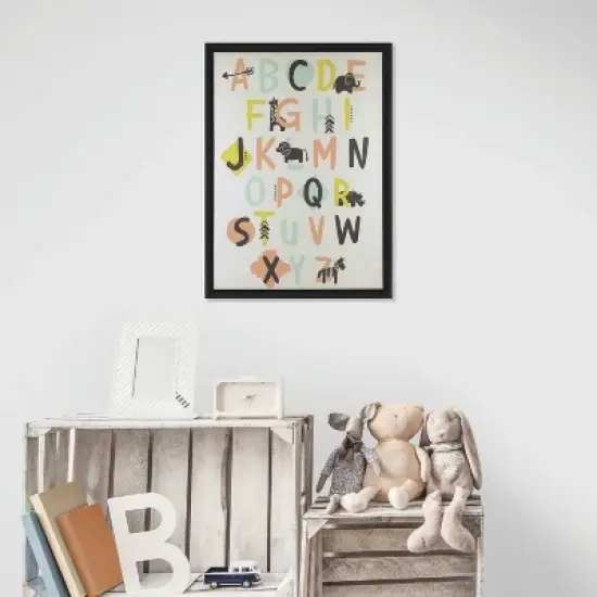 RoomMates Framed Wall Poster Prints Alphabet image {5}