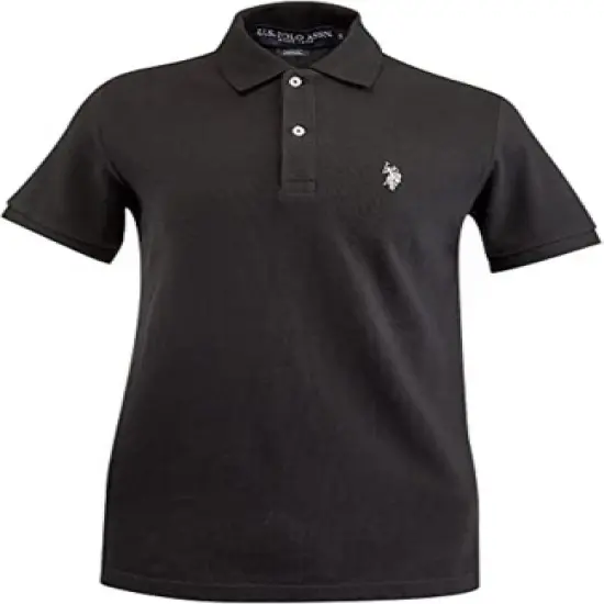 U.S. Polo Assn. Mens Solid Pique Polo with Small Pony image {3}