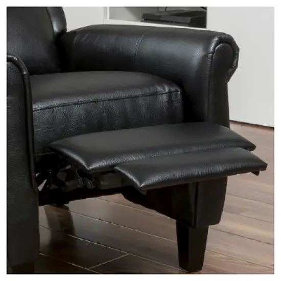 Haddan Faux Leather Recliner Club Chair - Christopher Knight Home image {2}