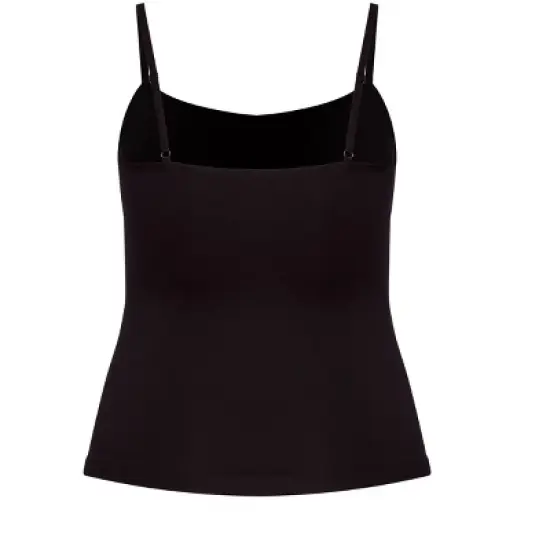 Women's Plus Size Strappy Seamless Cami - black | AVENUE image {3}