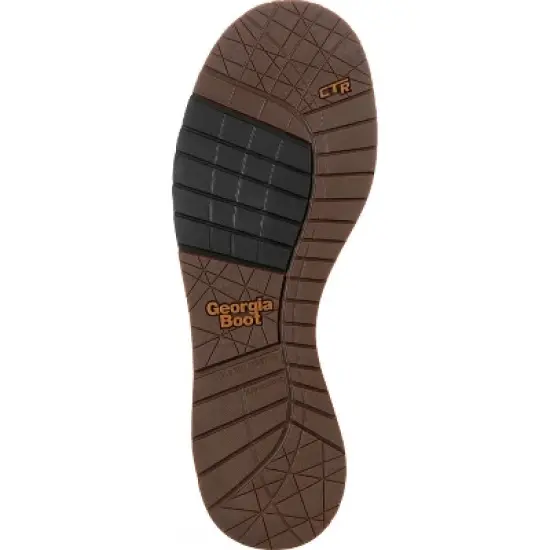 Men's Brown Georgia Boot AMP LT Wedge Work Boot Size 13(Wide) image {1}