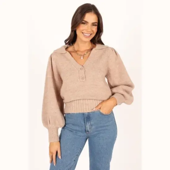 Petal and Pup Kahlani Button Front Knit Sweater image {5}