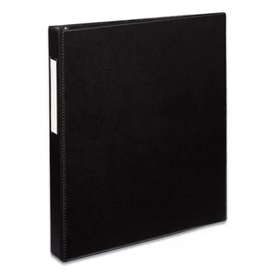 Avery Durable Non-View Binder with DuraHinge and EZD Rings, 3 Rings, 1" Capacity, 11 x 8.5, Black, (8302) image {7}
