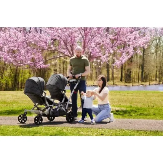 Dream On Me Track Tandem Stroller- Face To Face Edition image {8}