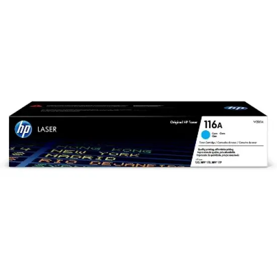 HP 116A Cyan Original Laser Toner Cartridge, ~700 pages, W2061A image {7}