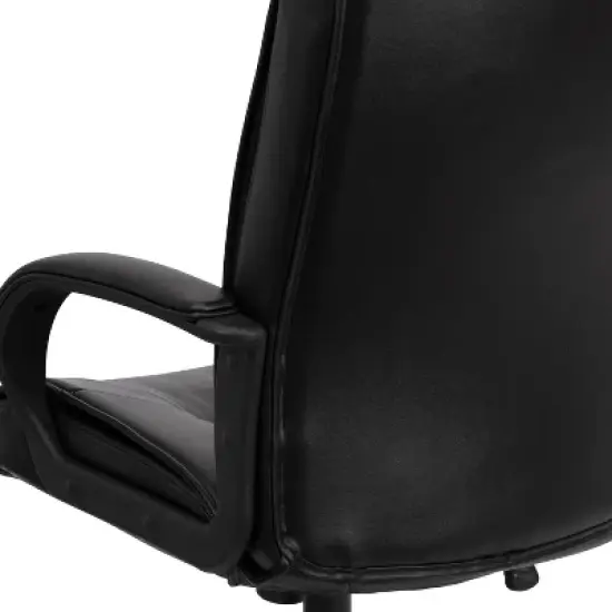 Emma and Oliver High Back Multi-Line Stitch Executive Swivel Office Chair with Arms image {5}
