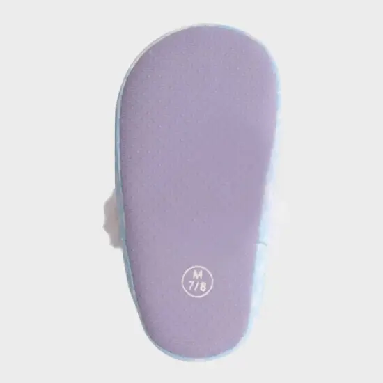 Toddler Girls' Frozen Sock Slippers - Blue image {6}