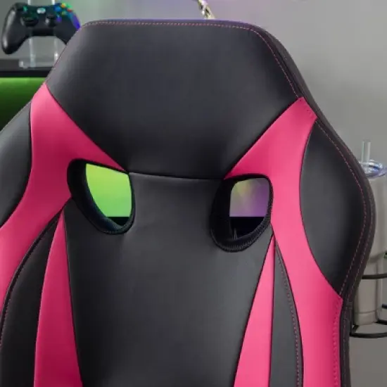 Landy Game Office Chair Pink - Linon image {7}