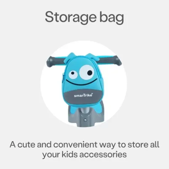 smarTrike T1 Adjustable 3-n-1 Kids Scooter with LED Wheels and Storage Bag image {1}