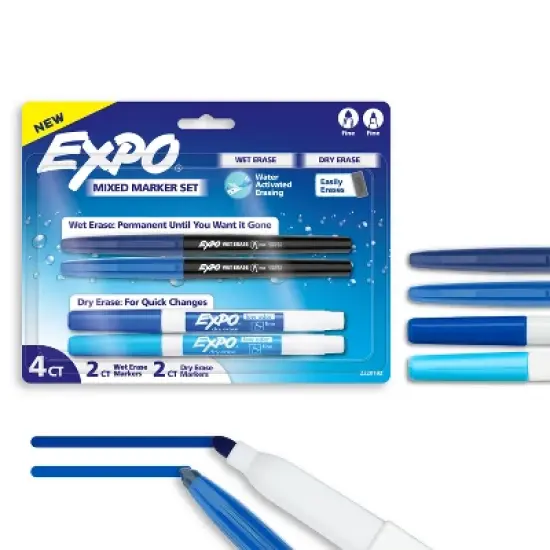 Expo 4ct Asst Dry Erase Marker image {8}