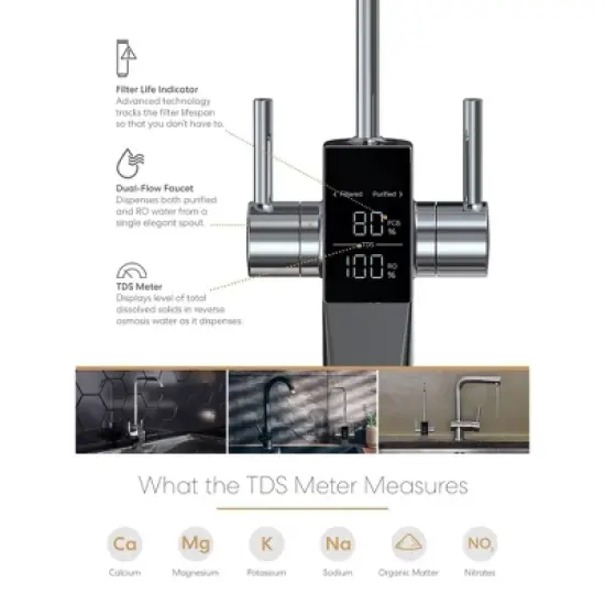 BRIO G20u Tankless RO Reverse Osmosis Water Filtration System Black image {2}