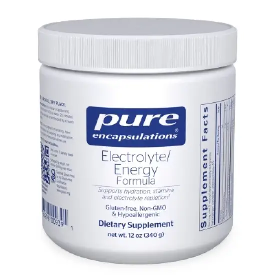 Pure Encapsulations Electrolyte Energy Formula - Hydration Supplement for Muscle Recovery, Minerals, Mental Focus, and Working Out* - 12 Ounces image {8}