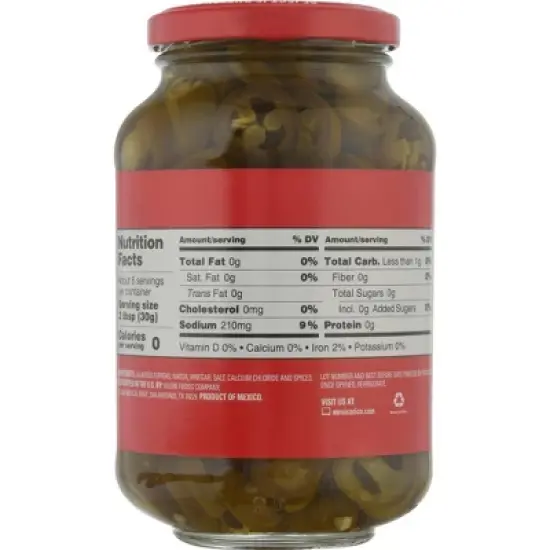 La Costena Nachos Pickled Jalapeno Nacho Slices - 12 pack, 15.5 oz image {2}