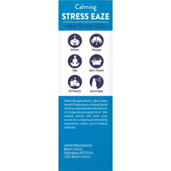 Nature's Truth Stress Eaze Essential Oil - 0.51 fl oz image {3}